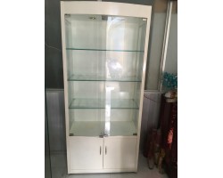 Thanh Lý Tủ Trưng Bày 2 Cánh Kiếng Cũ 0m8 x 1m8